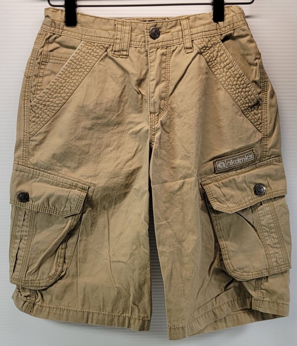 a3) Akademiks Akdmks Jeanius Products Size 12 Cotton Cargo Shorts